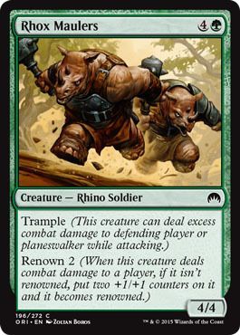 Magic Origins 196/272 Rhox Maulers