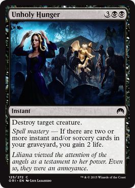 Magic Origins 125/272 Unholy Hunger