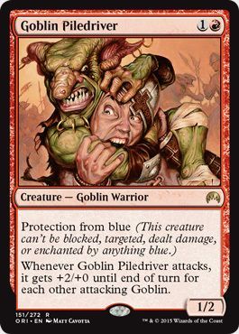 Magic Origins 151/272 Goblin Piledriver