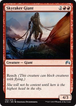 Magic Origins 162/272 Skyraker Giant