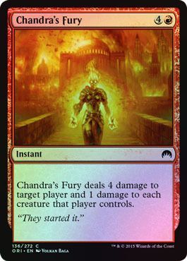 Magic Origins 136/272 Chandra's Fury (Foil)