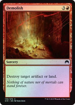 Magic Origins 139/272 Demolish (Foil)