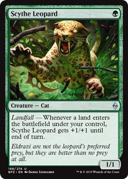 Battle for Zendikar 188/274 Scythe Leopard