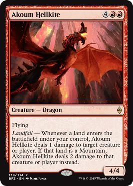 Battle for Zendikar 139/274 Akoum Hellkite