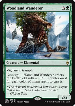 Battle for Zendikar 198/274 Woodland Wanderer