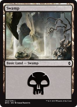 Battle for Zendikar 262/274 Swamp