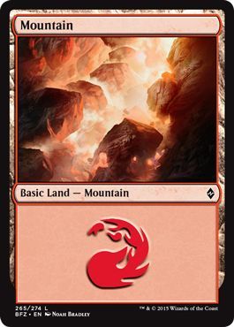 Battle for Zendikar 265/274 Mountain