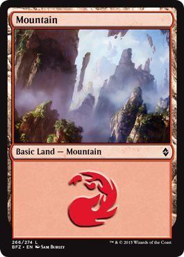 Battle for Zendikar 266/274 Mountain