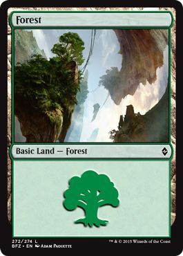 Battle for Zendikar 272/274 Forest