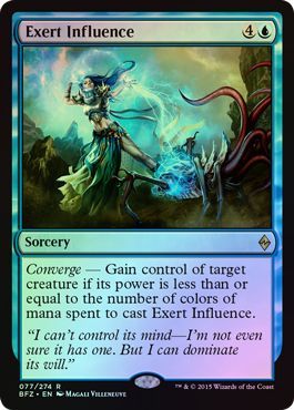 Battle for Zendikar 077/274 Exert Influence (Foil)