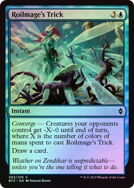 Battle for Zendikar 083/274 Roilmage's Trick (Foil)