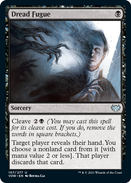 Innistrad: Crimson Vow 107/277 Dread Fugue