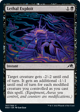 Kamigawa: Neon Dynasty 107/302 Lethal Exploit (Foil)