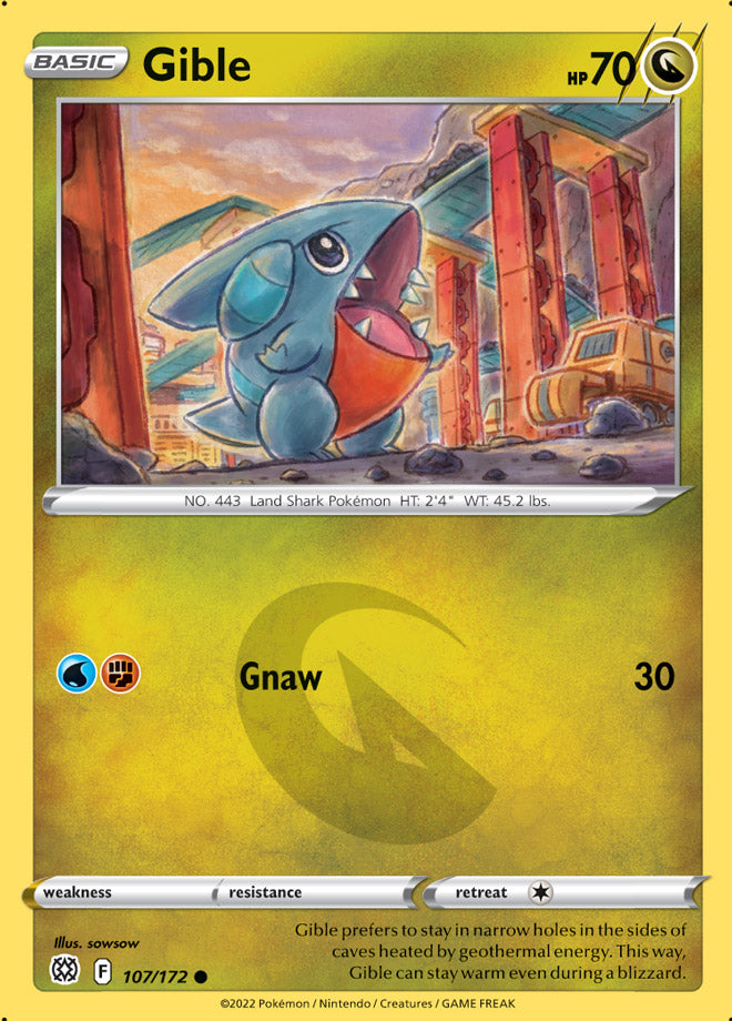 Brilliant Stars 107/172 Gible