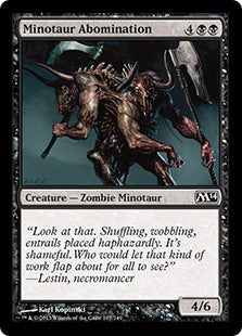 Magic 2014 107/249 Minotaur Abomination