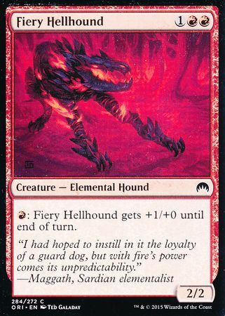 Magic Origins 284/272 Fiery Hellhound