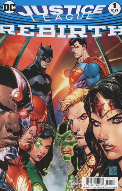 Justice League Rebirth #1 DC Comics (2016)