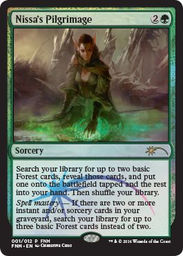 Friday Night Magic 2016 001/012 Nissa's Pilgrimage (Foil)