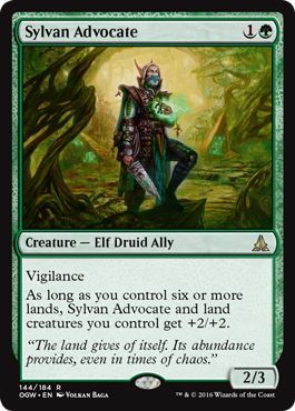 Oath of the Gatewatch 144/184 Sylvan Advocate