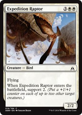 Oath of the Gatewatch 018/184 Expedition Raptor