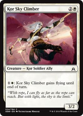 Oath of the Gatewatch 024/184 Kor Sky Climber