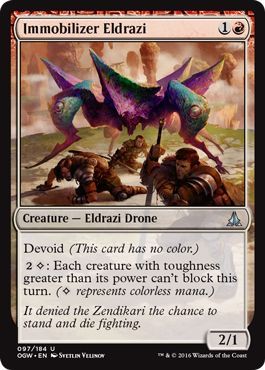 Oath of the Gatewatch 097/184 Immobilizer Eldrazi