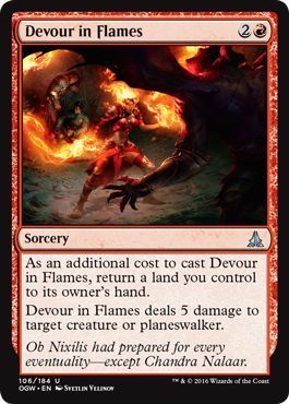 Oath of the Gatewatch 106/184 Devour in Flames