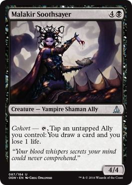 Oath of the Gatewatch 087/184 Malakir Soothsayer