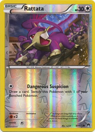 BREAKpoint 087/122 Rattata (Reverse Holo)