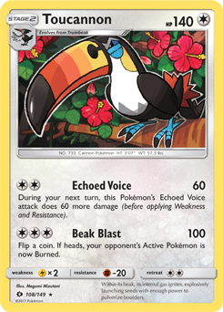 Sun & Moon 108/149 Toucannon