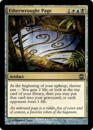 Alara Reborn 108/145 Etherwrought Page (Foil)