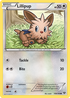 XY Base Set 108/146 Lillipup