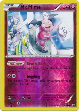 Generations 52/83 Mr Mime (Reverse Holo)