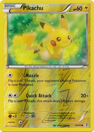 Generations 26/83 Pikachu (Reverse Holo)