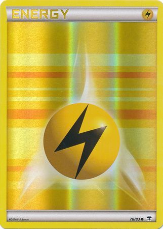 Generations 78/83 Lightning Energy (Reverse Holo)