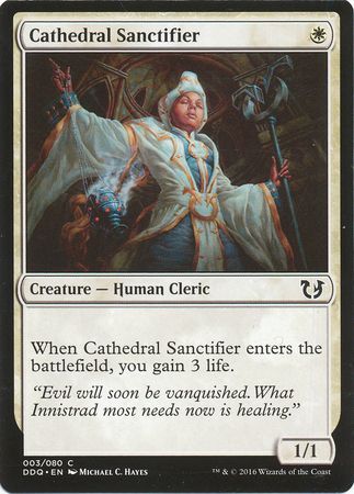 Duel Decks: Blessed vs. Cursed 003/080 Cathedral Sanctifier