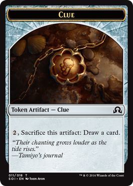 Clue 011/018 Shadows Over Innistrad Token