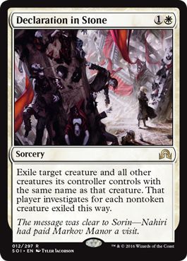 Shadows Over Innistrad 012/297 Declaration in Stone