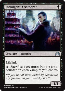 Shadows Over Innistrad 118/297 Indulgent Aristocrat