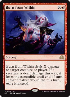 Shadows Over Innistrad 148/297 Burn from Within