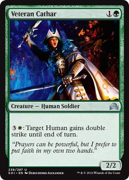 Shadows Over Innistrad 238/297 Veteran Cathar