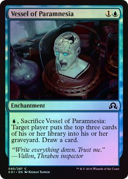 Shadows Over Innistrad 095/297 Vessel of Paramnesia (Foil)