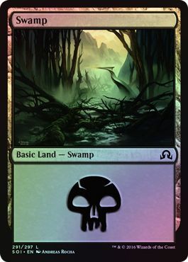 Shadows Over Innistrad 291/297 Swamp (Foil)