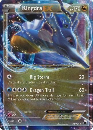 Fates Collide 073/124 Kingdra EX (Half Art)