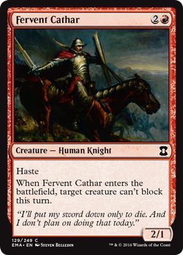 Eternal Masters 129/249 Fervent Cathar