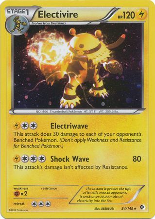 Boundaries Crossed 054/149 Electivire (Promo Cosmos Holo)