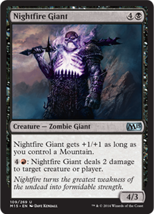 Magic 2015 109/269 Nightfire Giant