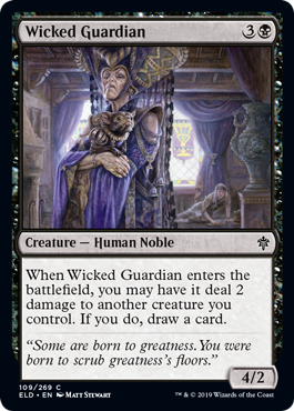 Throne of Eldraine 109/269 Wicked Guardian