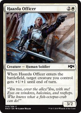 Ravnica Allegiance 010/259 Haazda Officer