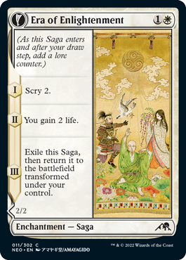 Kamigawa: Neon Dynasty 011/302 Era of Enlightenment//Hand of Enlightenment (Foil)